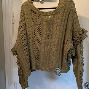House of Harlow 1960 Green Sweater